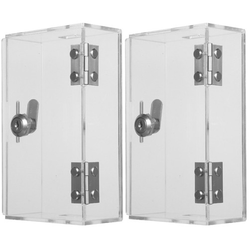 2pcs transparent reusable - 2pcs,