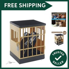 Cell Phone Jail Lock Box, Gold