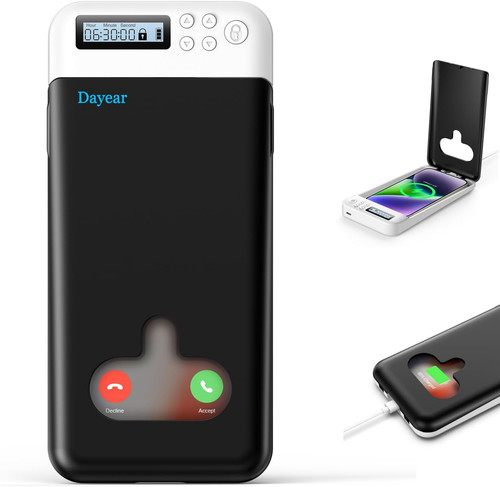 Phone lock box with - phone,