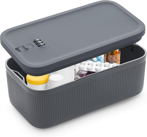 Lockable storage box with - lockable,