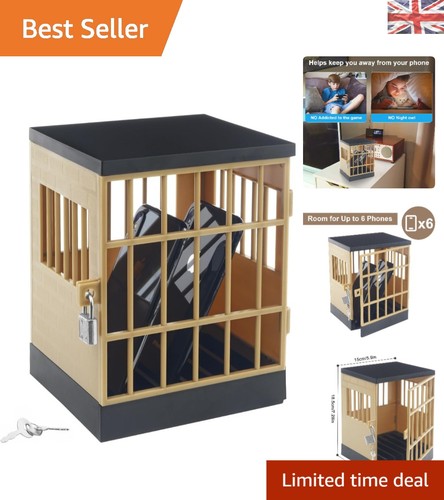 Gold lockable cell phone - gold, jail