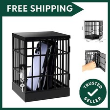 Cell Phone Jail Lock Box, Gold