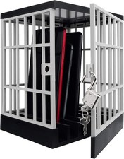 Cell Phone Jail Lock Box Gold